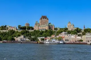 quebec city from across the river