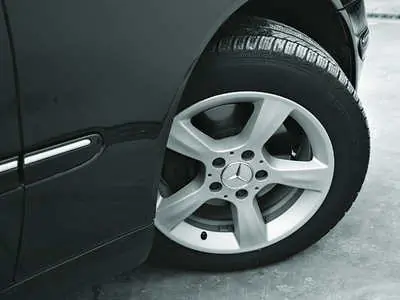 A wheel which is covered by a car hire excess insurance policy