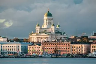 helsinki from the water