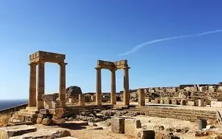 ruins at Rhodes Greece