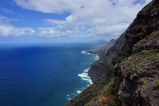 cliffs over sea